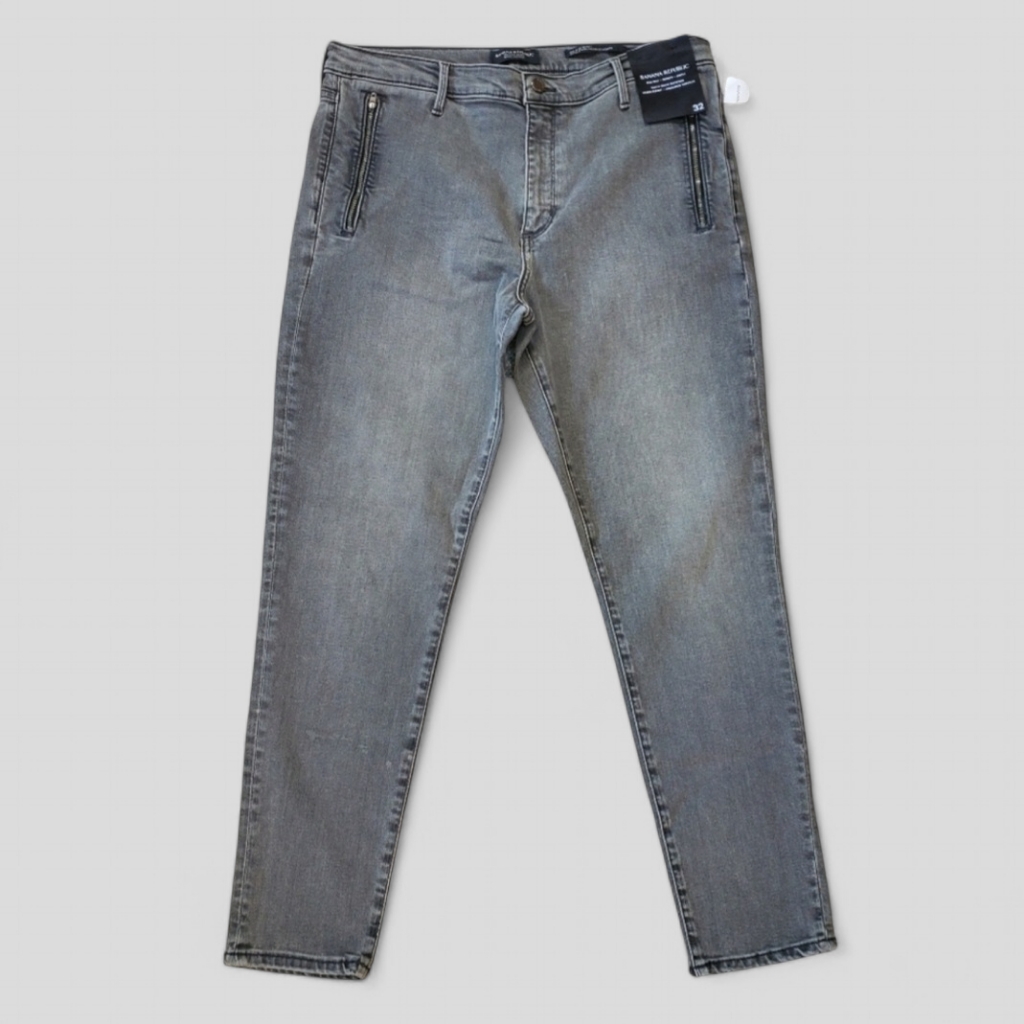 Nwt Banana Republic 32 Modern Contemporary Moto Mid Rise Skinny Ankle Jeans